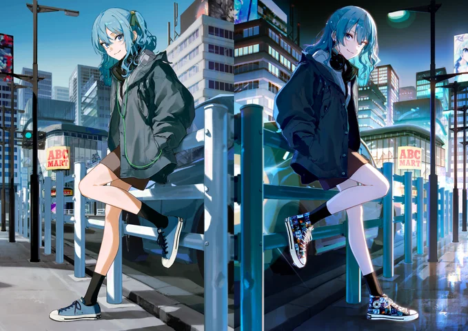 星街すいせい」と「CONVERSE」がコラボ 限定コラボシューズが
